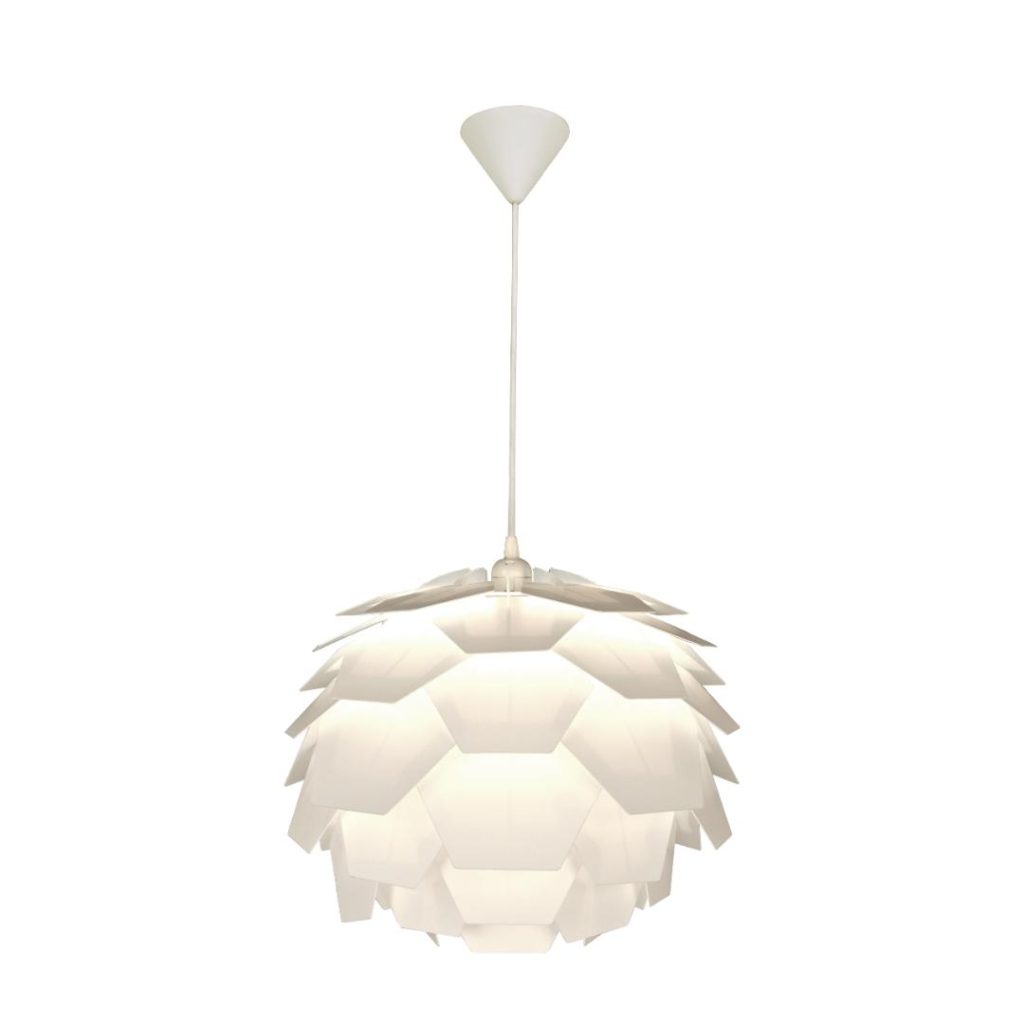 Carpatica taklampe hvit 41cm