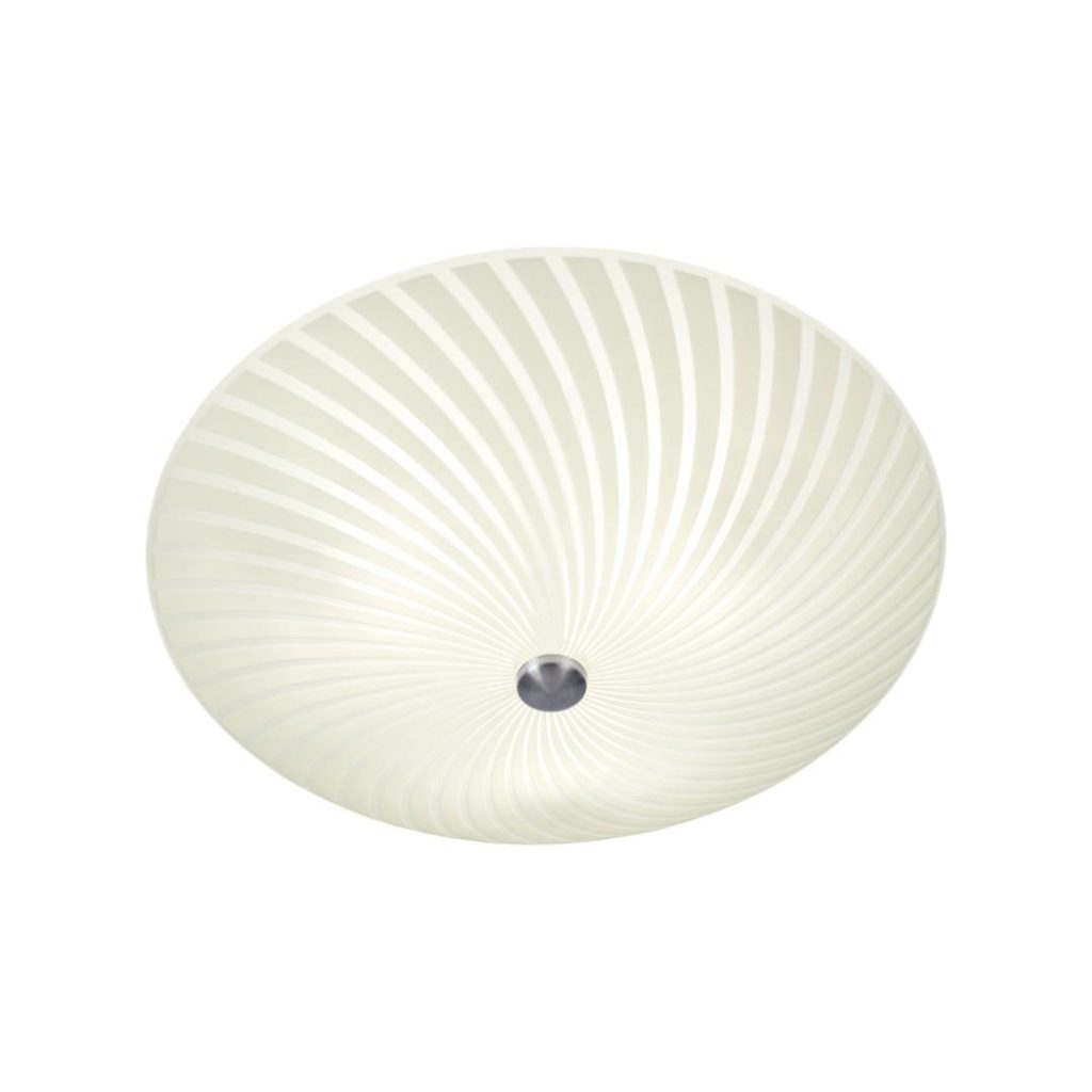 Cyklon plafond 42 cm hvit/stål 3x40w e14