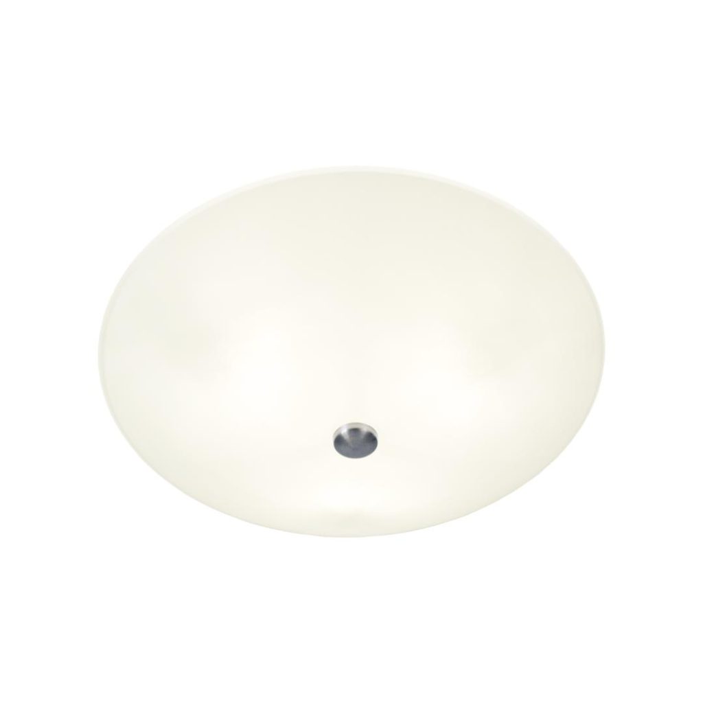 Iglo plafond 42cm hvit/stål 3x40w e14 ø4
