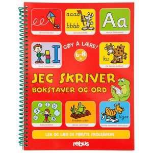 Jeg skriver bokstaver og ord bok
