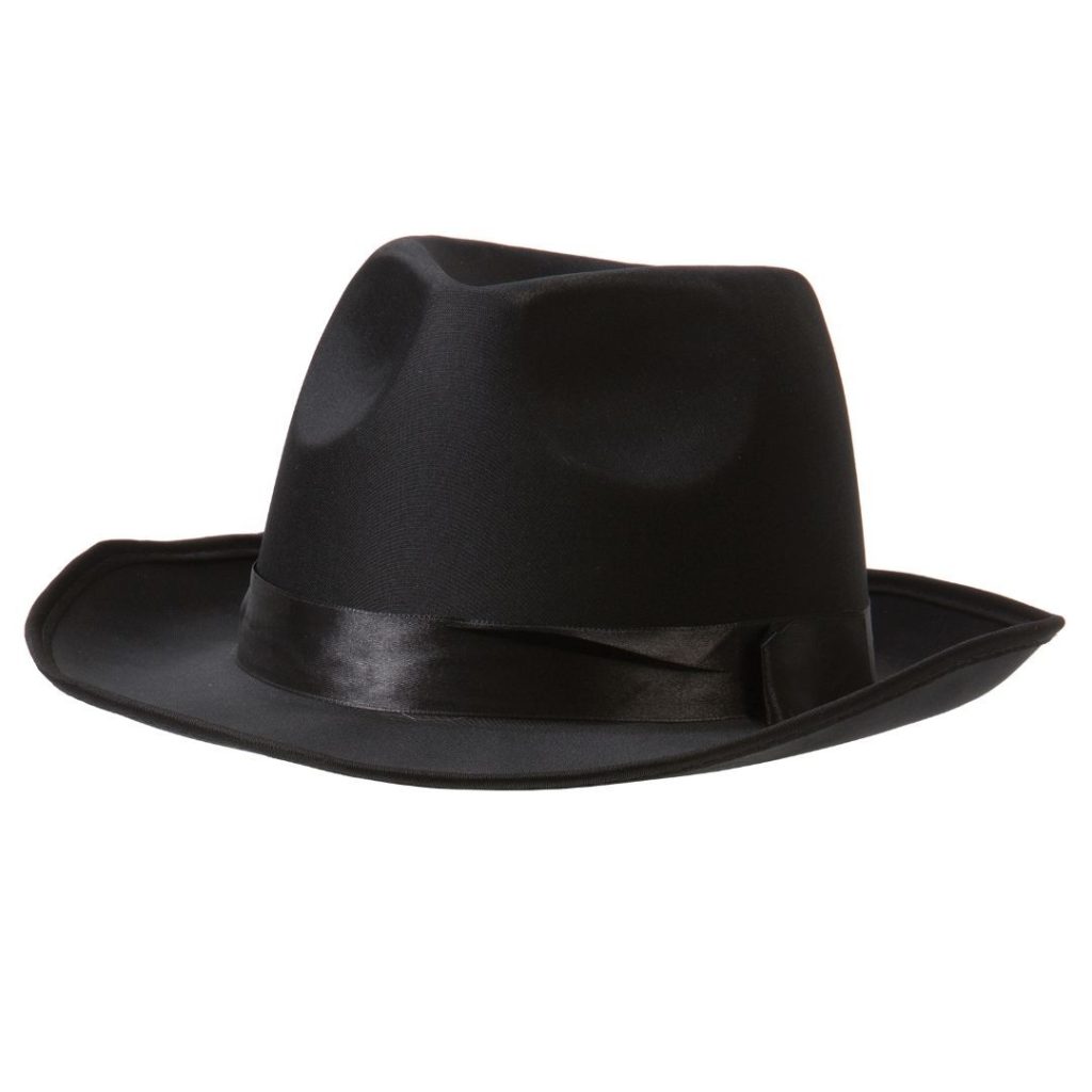 Gangsterhatt  svart