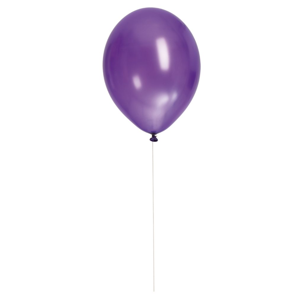 Ballong 12 purple metallic 8-p