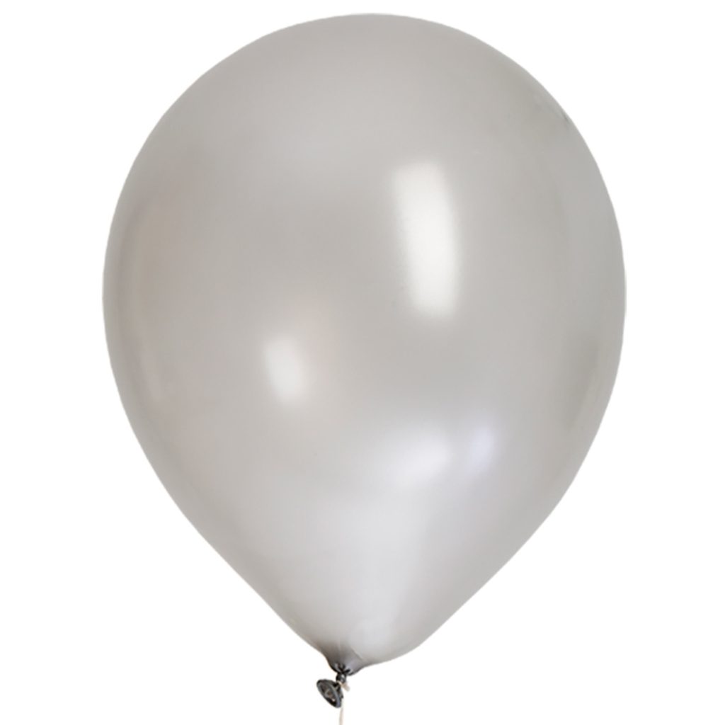 Ballong 12 silver metallic 8-p