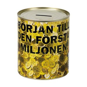 Plåtsparbøssa  førsta miljonen