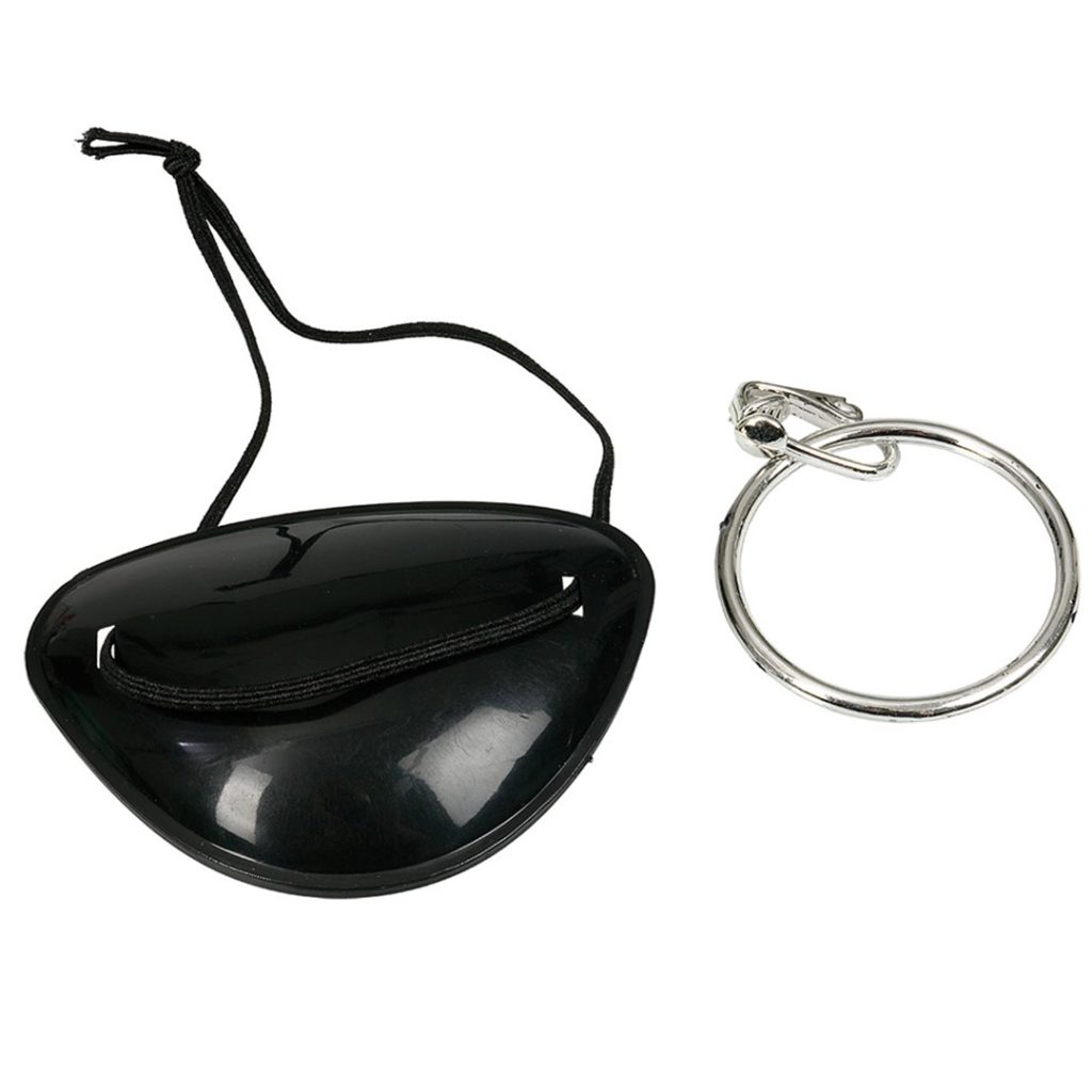 Pirate eyepatch & earring