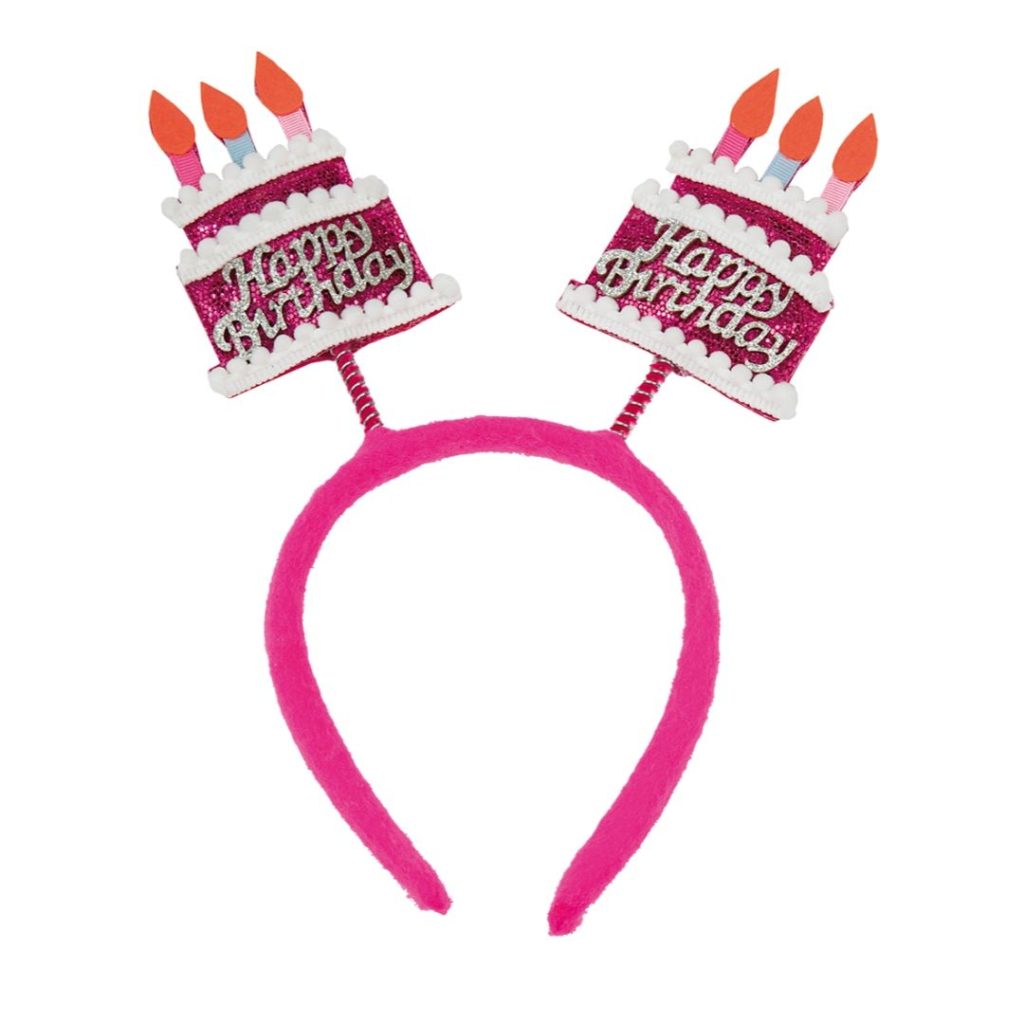 Headband happy birthday cakers