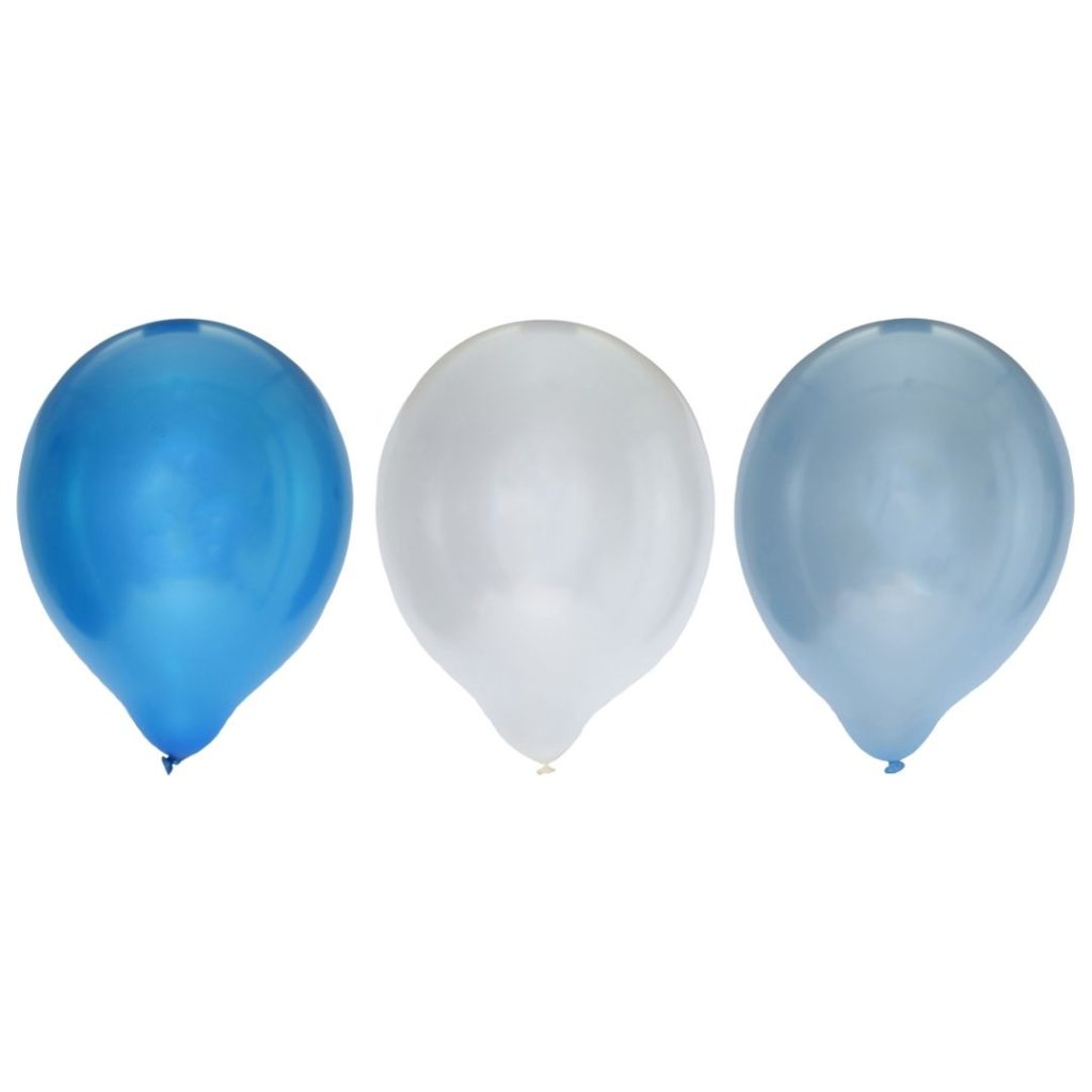Ballong 12 metallic blue mix 8-pack