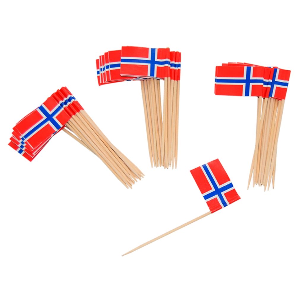 Cocktail flags norway 50-p