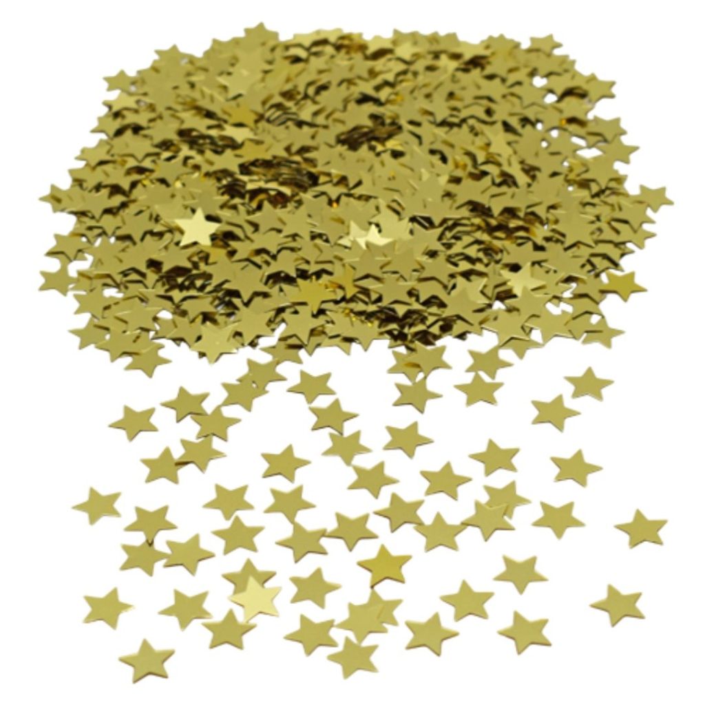 Party confetti stars gull  gr 2