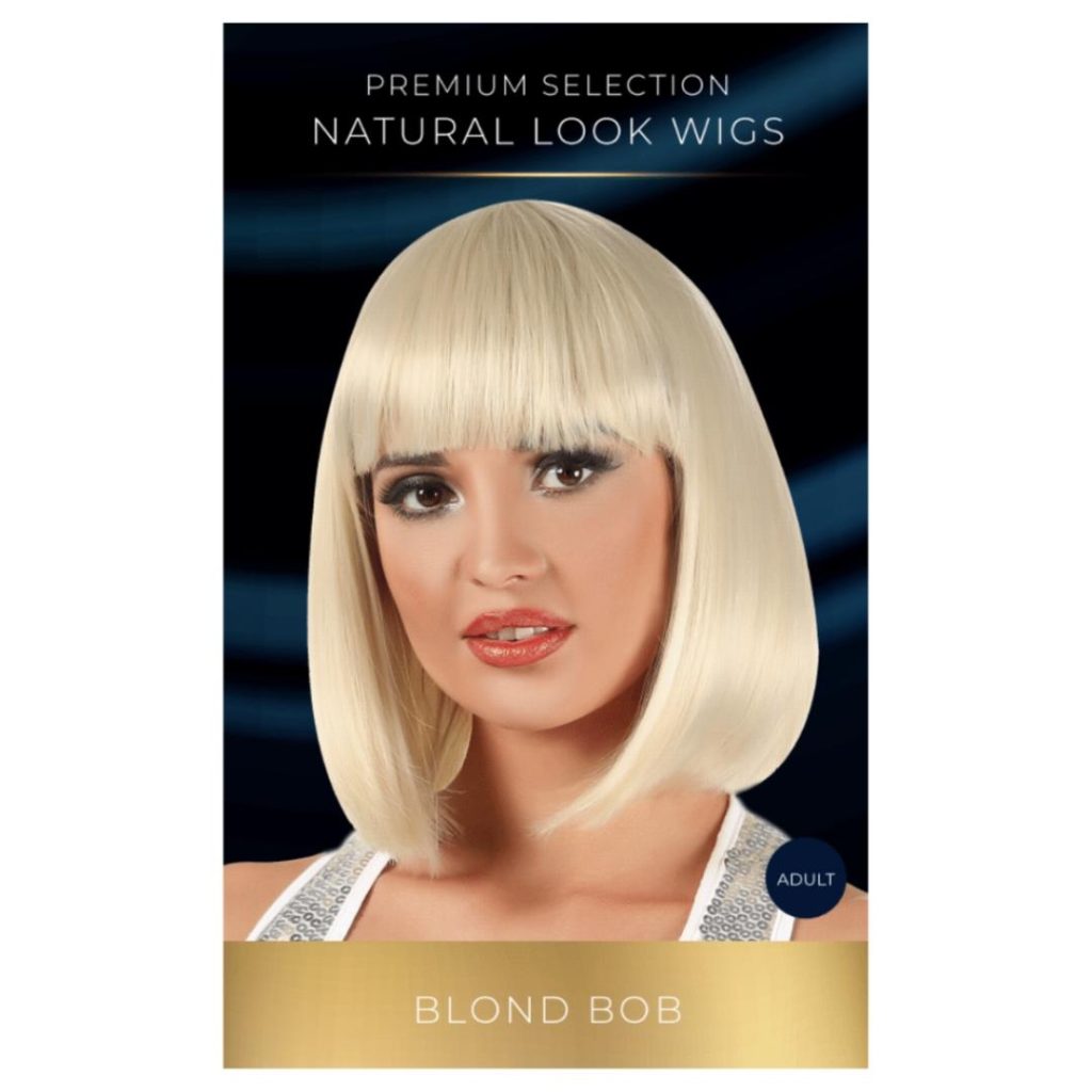 Parykk naturlig utseende bob blonde