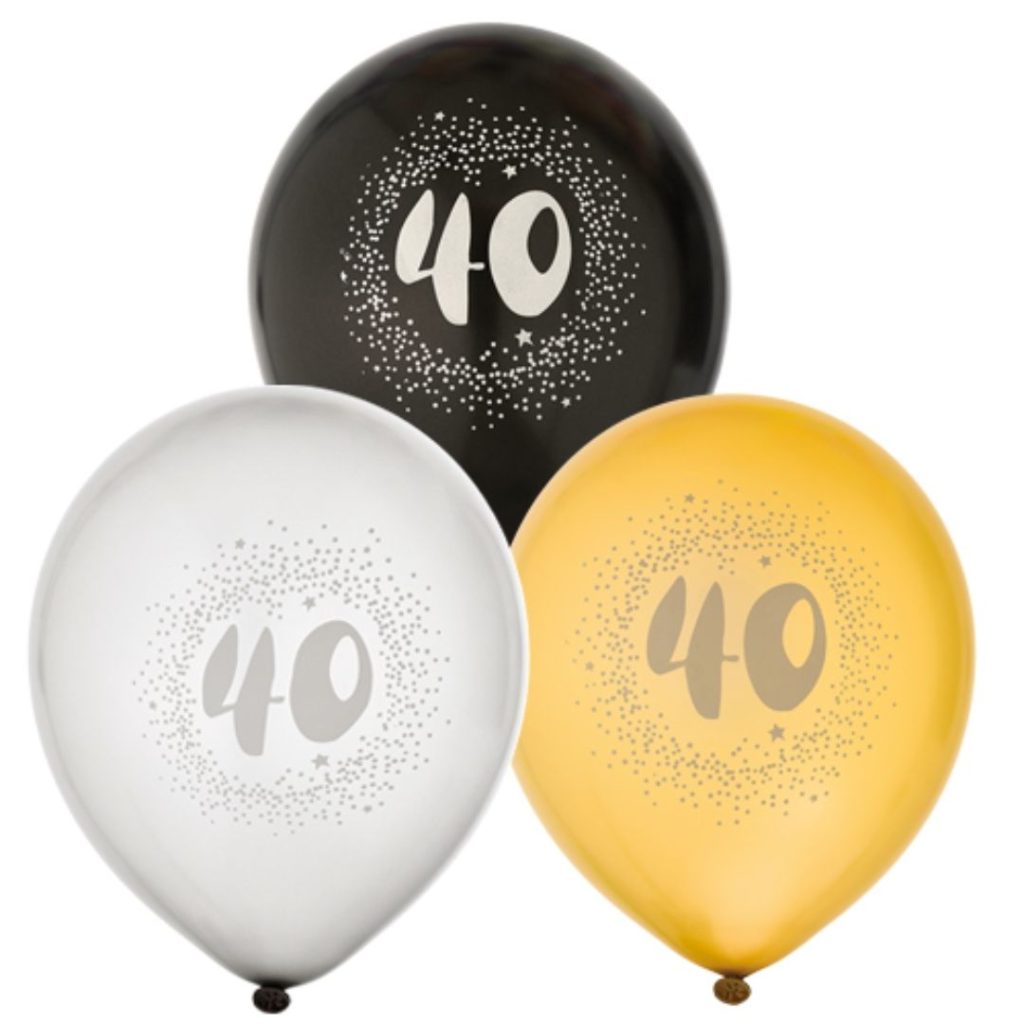 Ballong 12 40th birthday 6-p