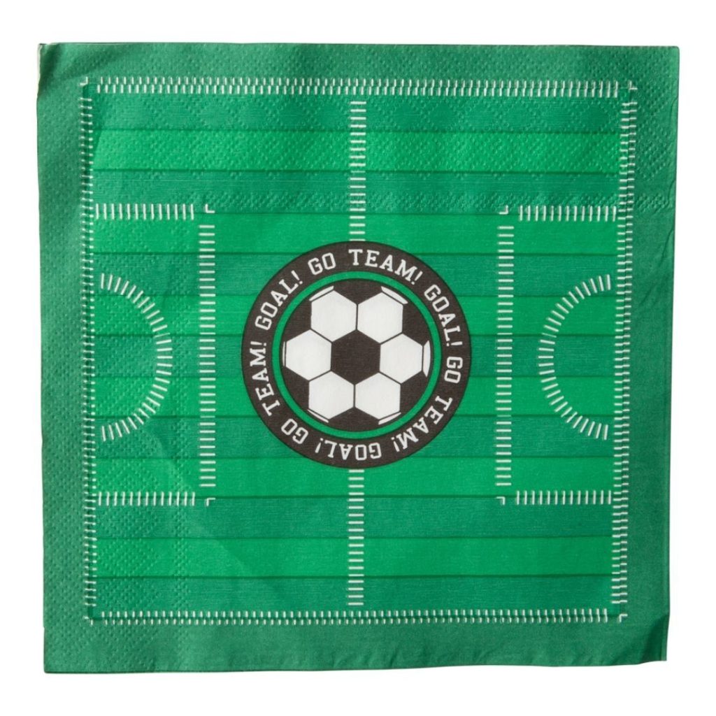 Papir serviett fotball 16-p