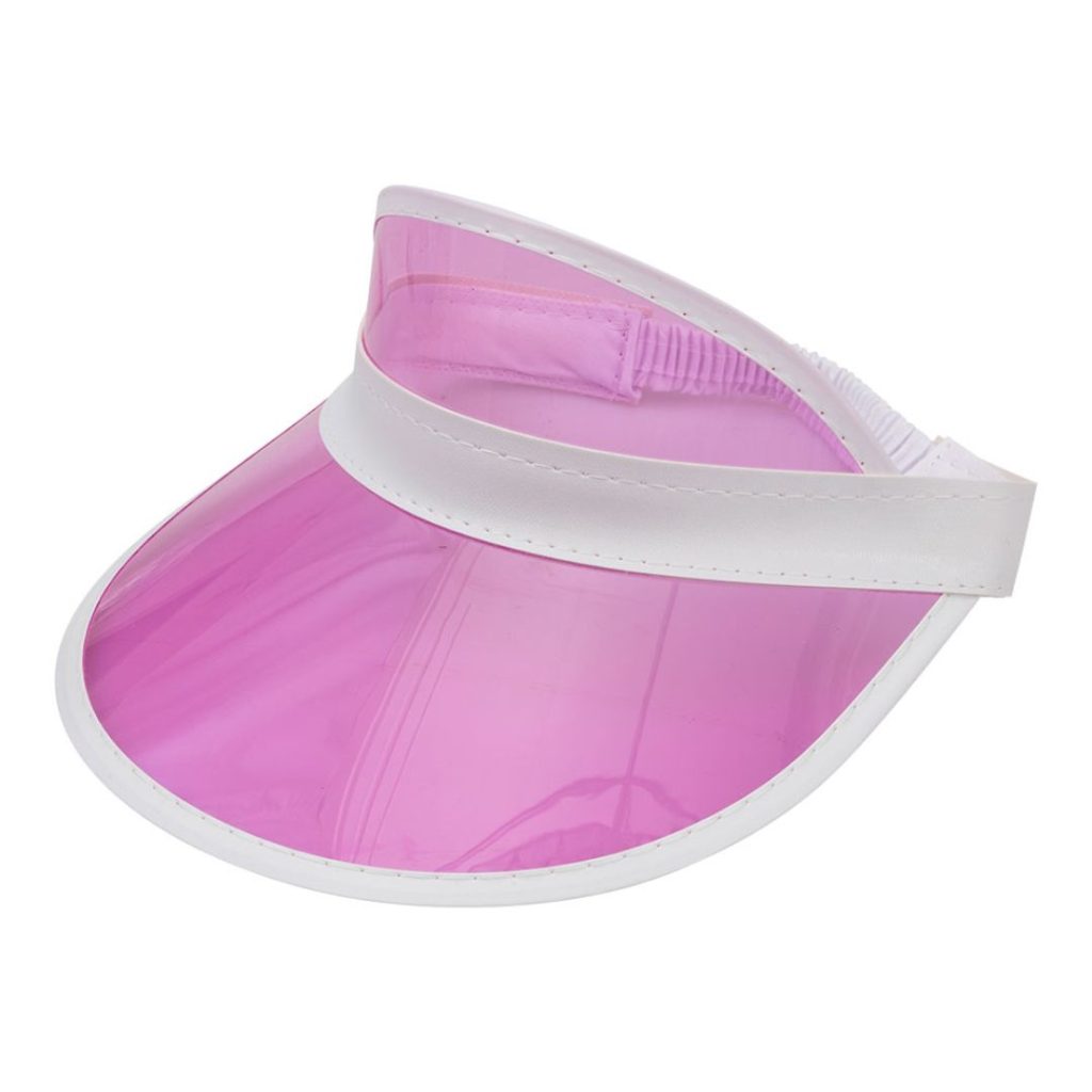 Sun visor cap pink