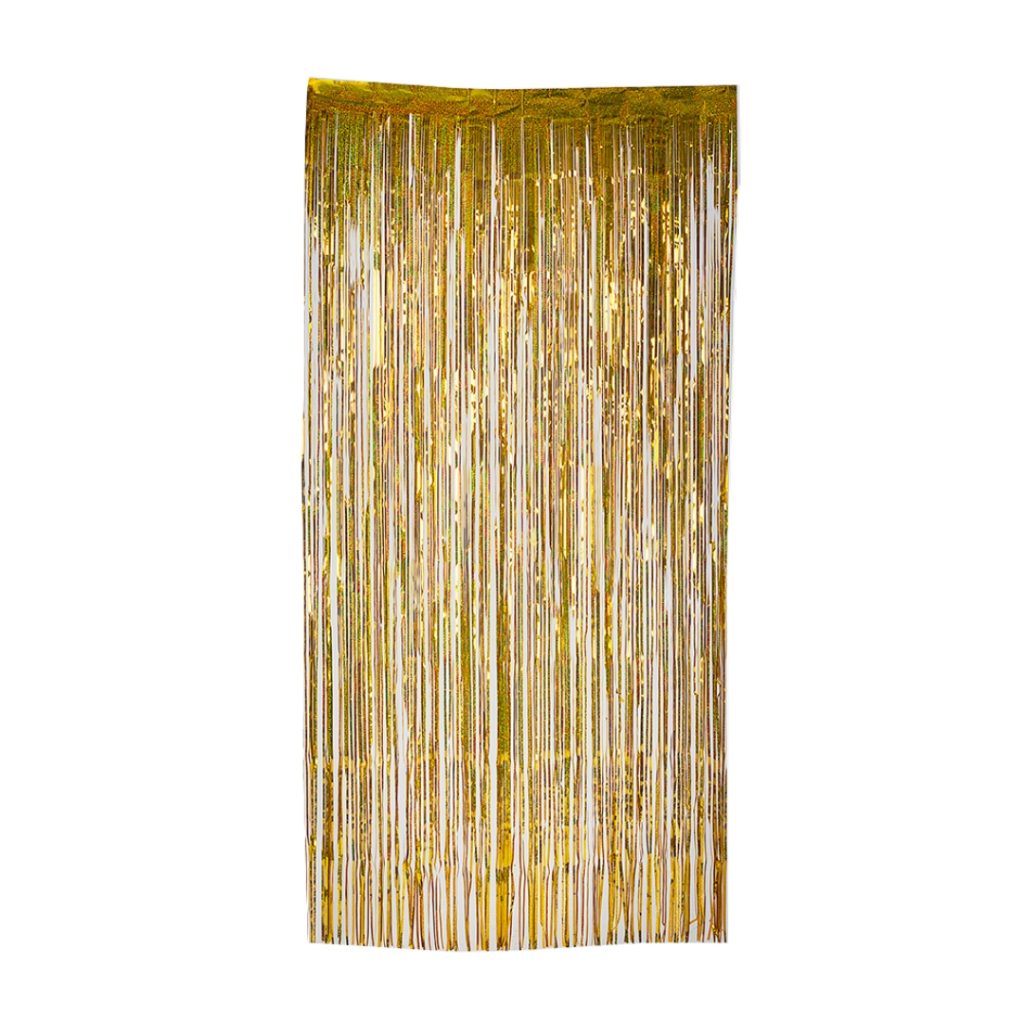 Door curtain holographic gold 92 x 240 c
