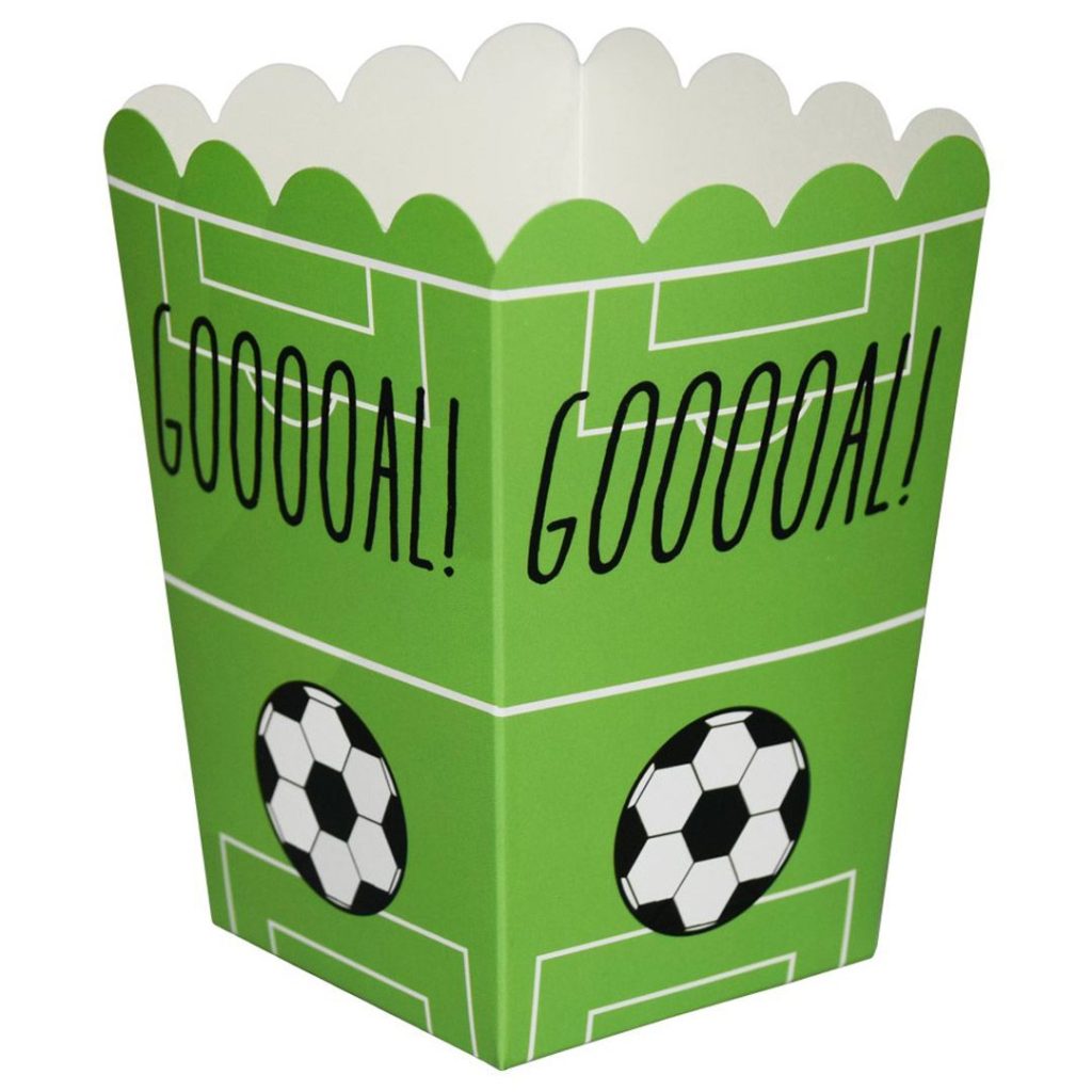 Popcorn boks football 8 stk