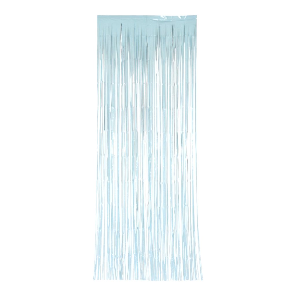 Door curtain light blue 92 x 240 cm