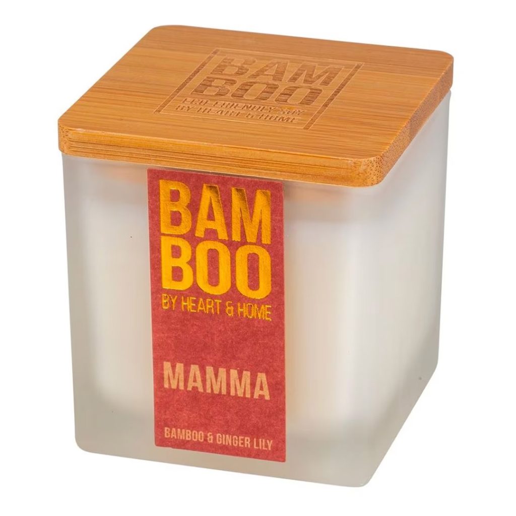 Bamboo duftlys krukke mamma