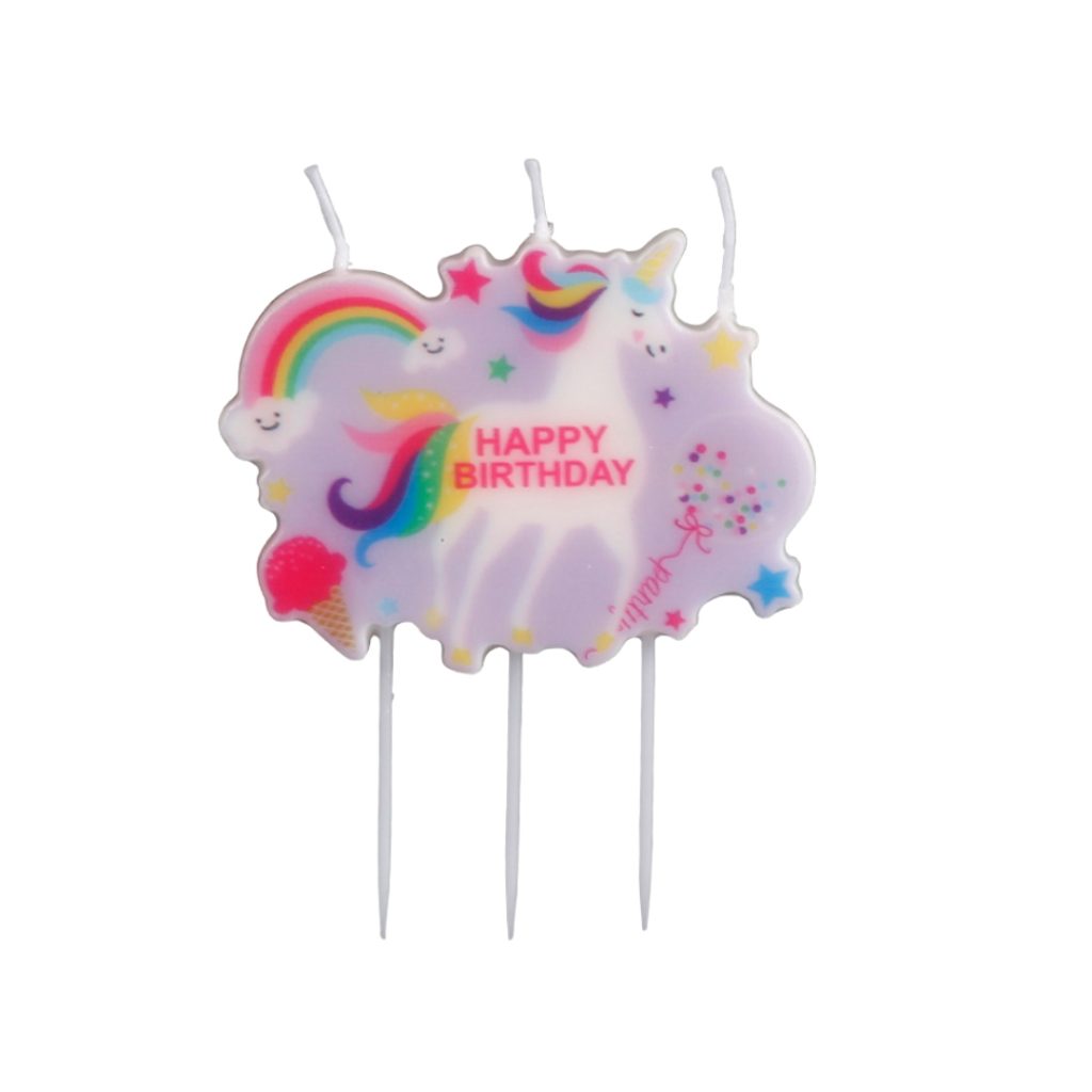 Bursdags lys unicorn