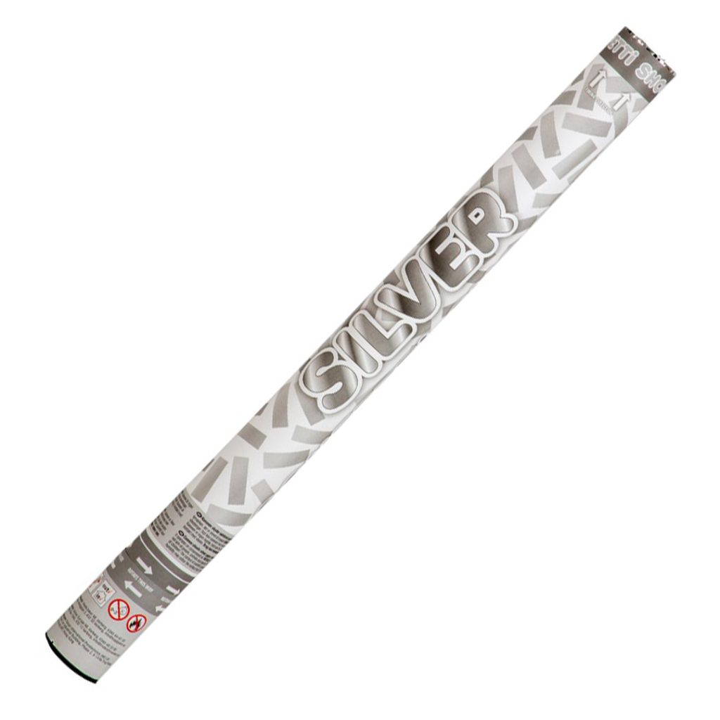 Confetti shooter silver 60 cm