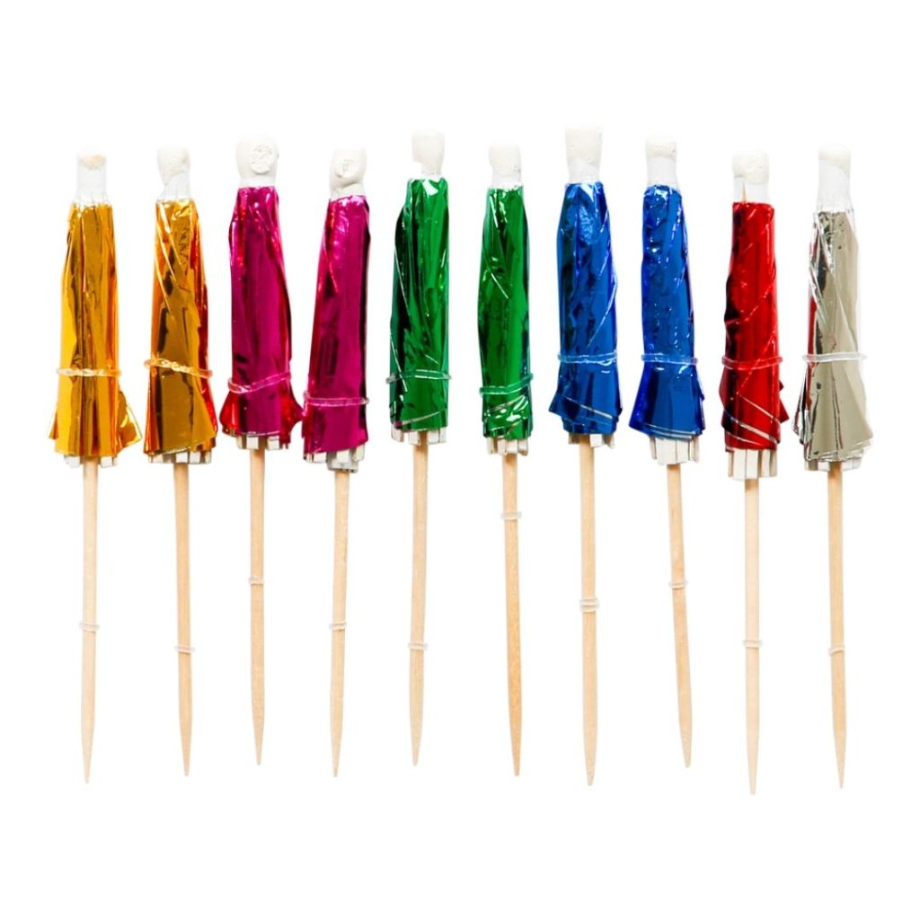 Umbrella picks mix 10-p
