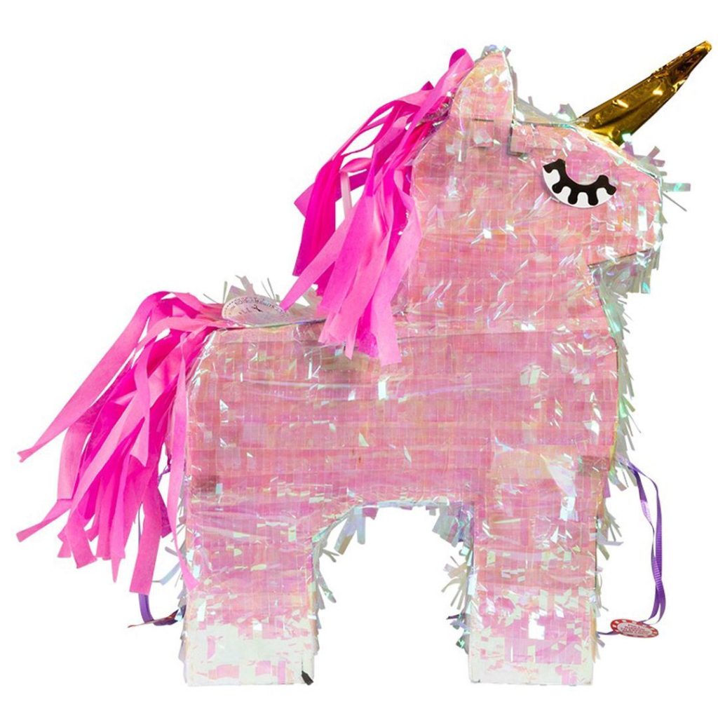 Pinata foldable shimmer unicorn