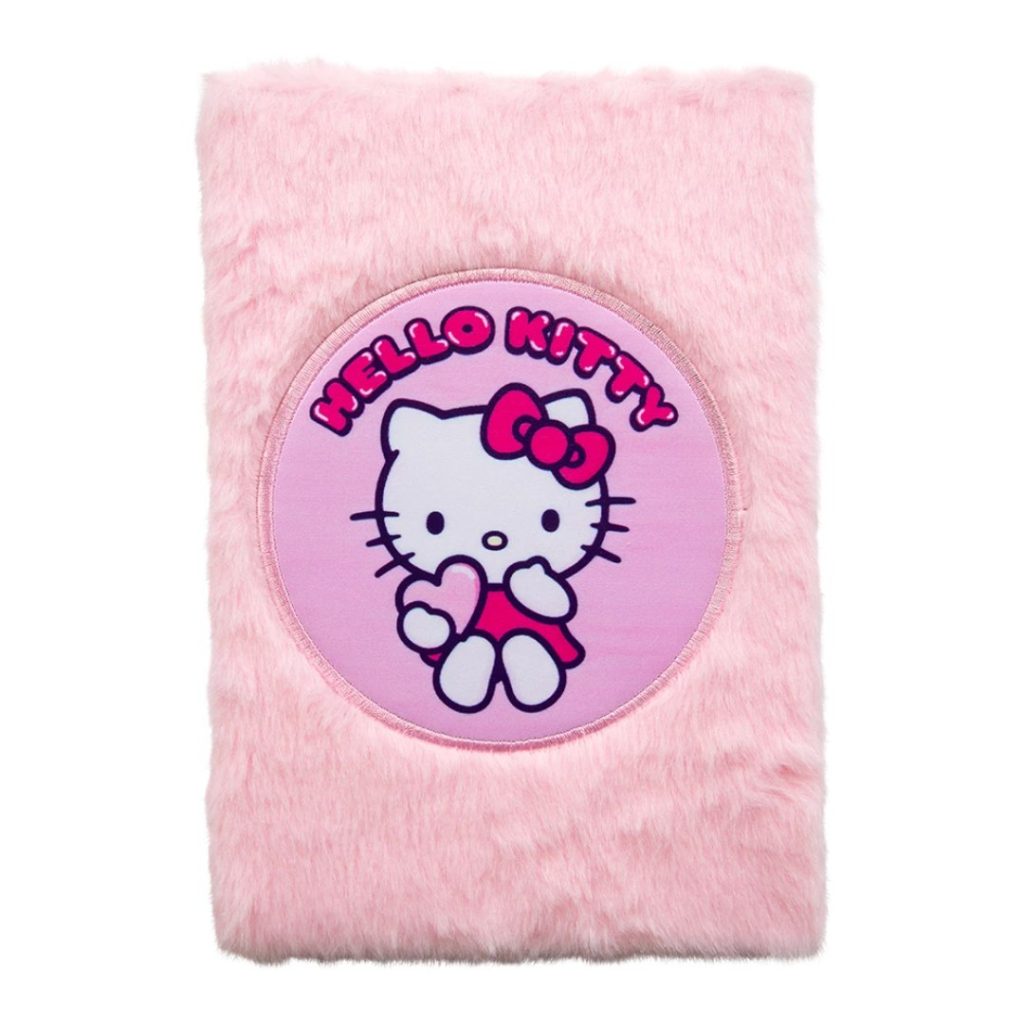 Fluffy notebook hello kitty