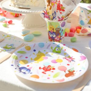 Papptallerken babblarna 23 cm 8-p