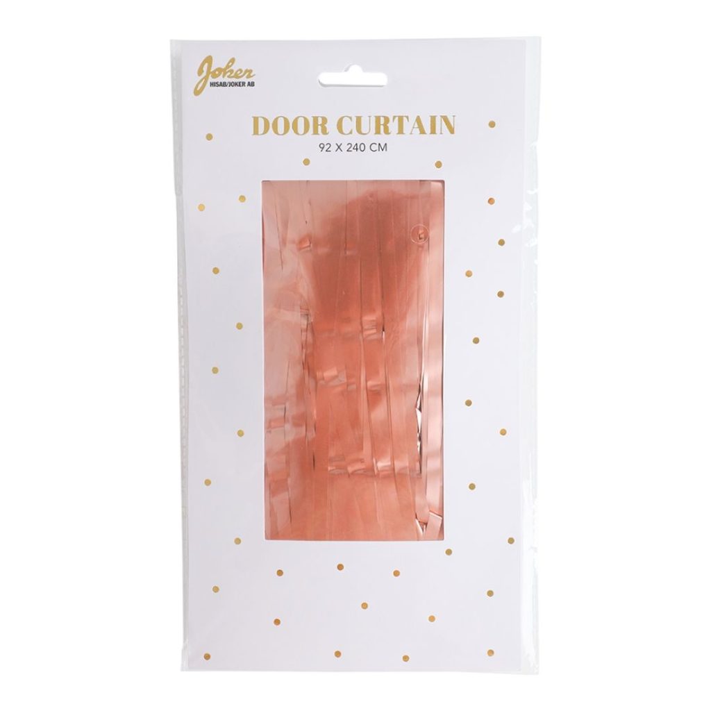 Dørgardin rosé 92 x 240 cm