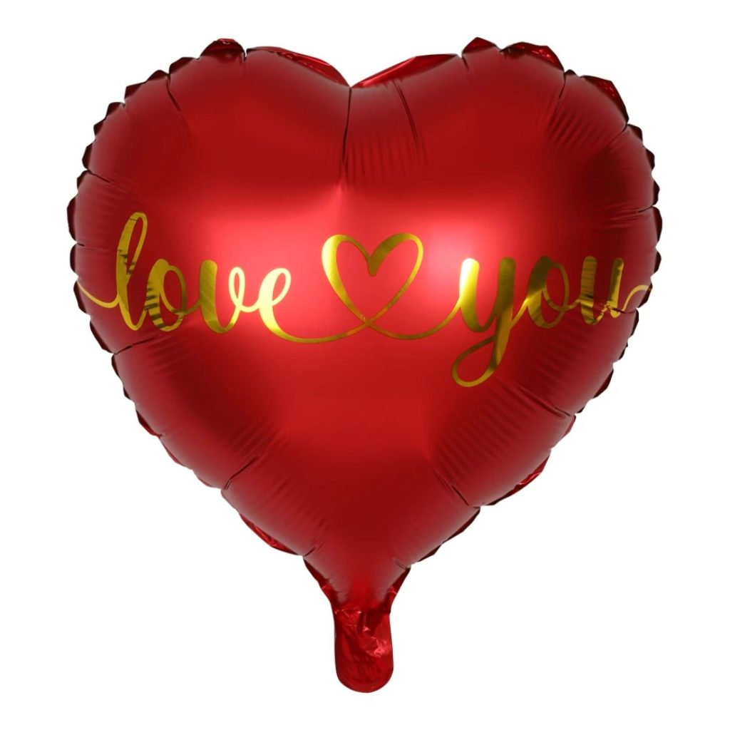 Folie ballong heart i love you 46 cm