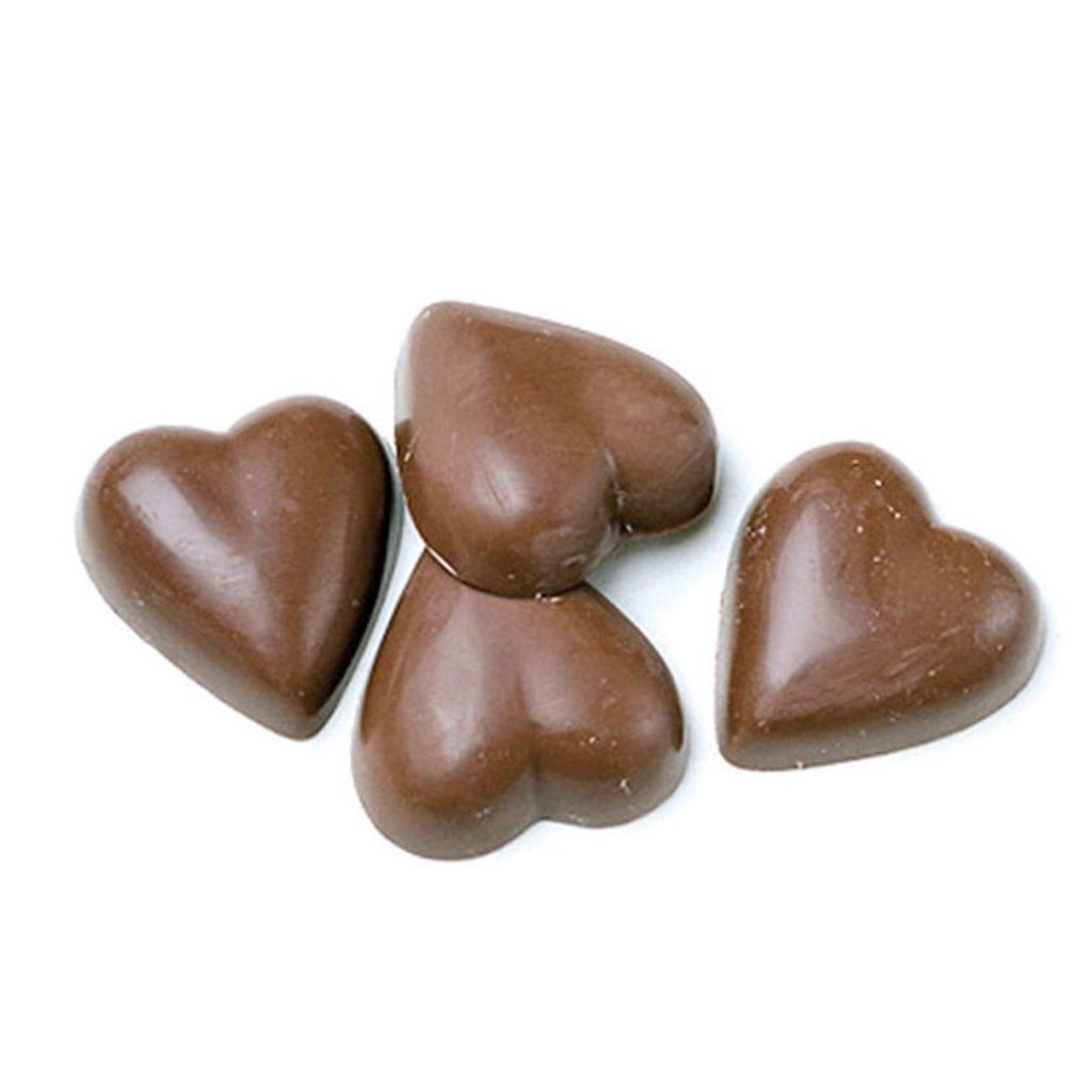 Løsvekt sjokolade hjerter 2,4 kg