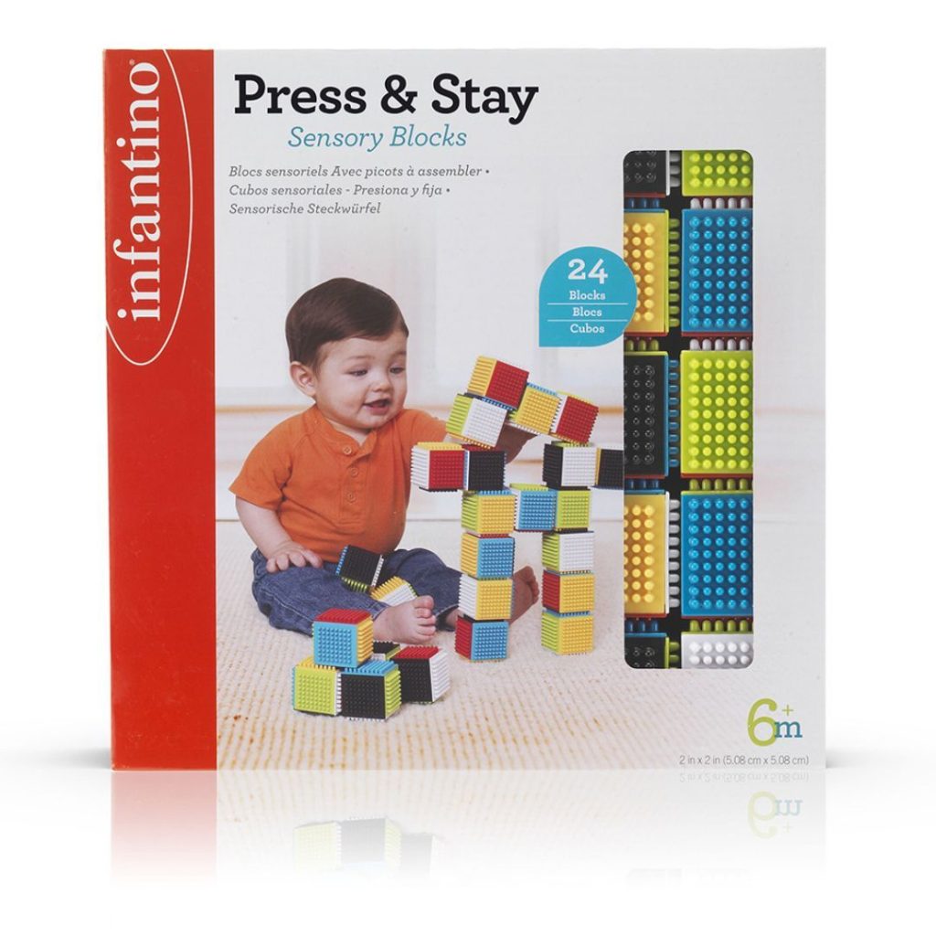 Infantino byggeklosser sett sammen 24 st