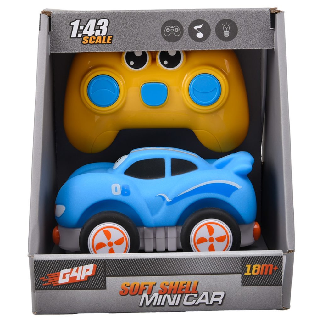 Gear4play 1:43 soft shell mini car blue