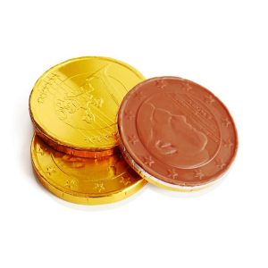 Løsvekt gullmynt sjokolade 1 kg