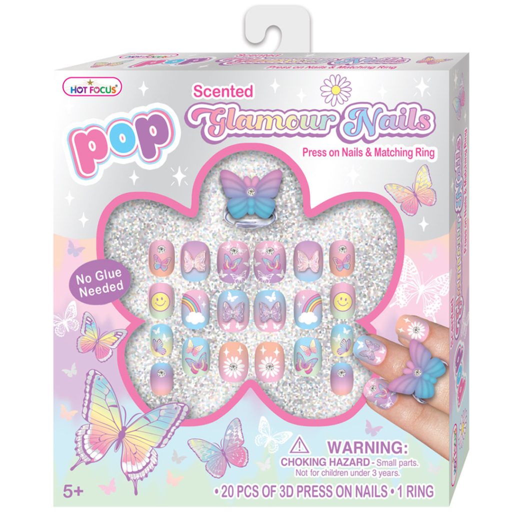 Hot focus pop glamour negler og ring but