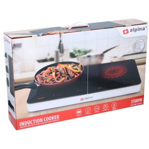 Alpina induksjonskomfyr dobbel