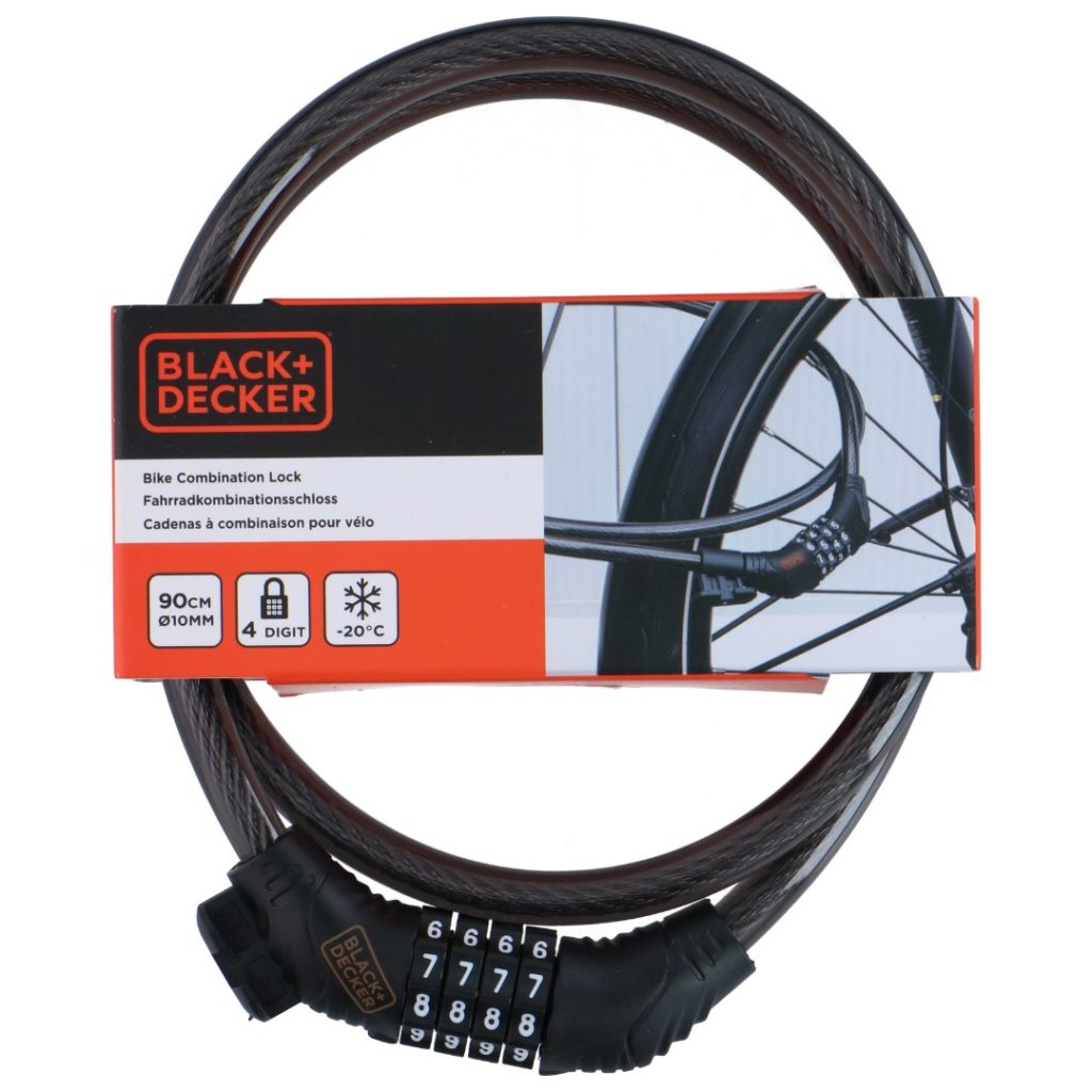 Black decker sykkel kombilås ø10x900