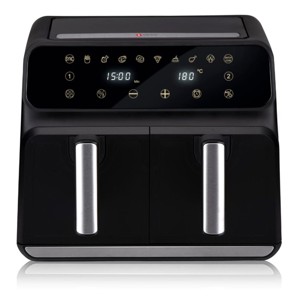 Alpina airfryer dobbel 8l 230v 1700w