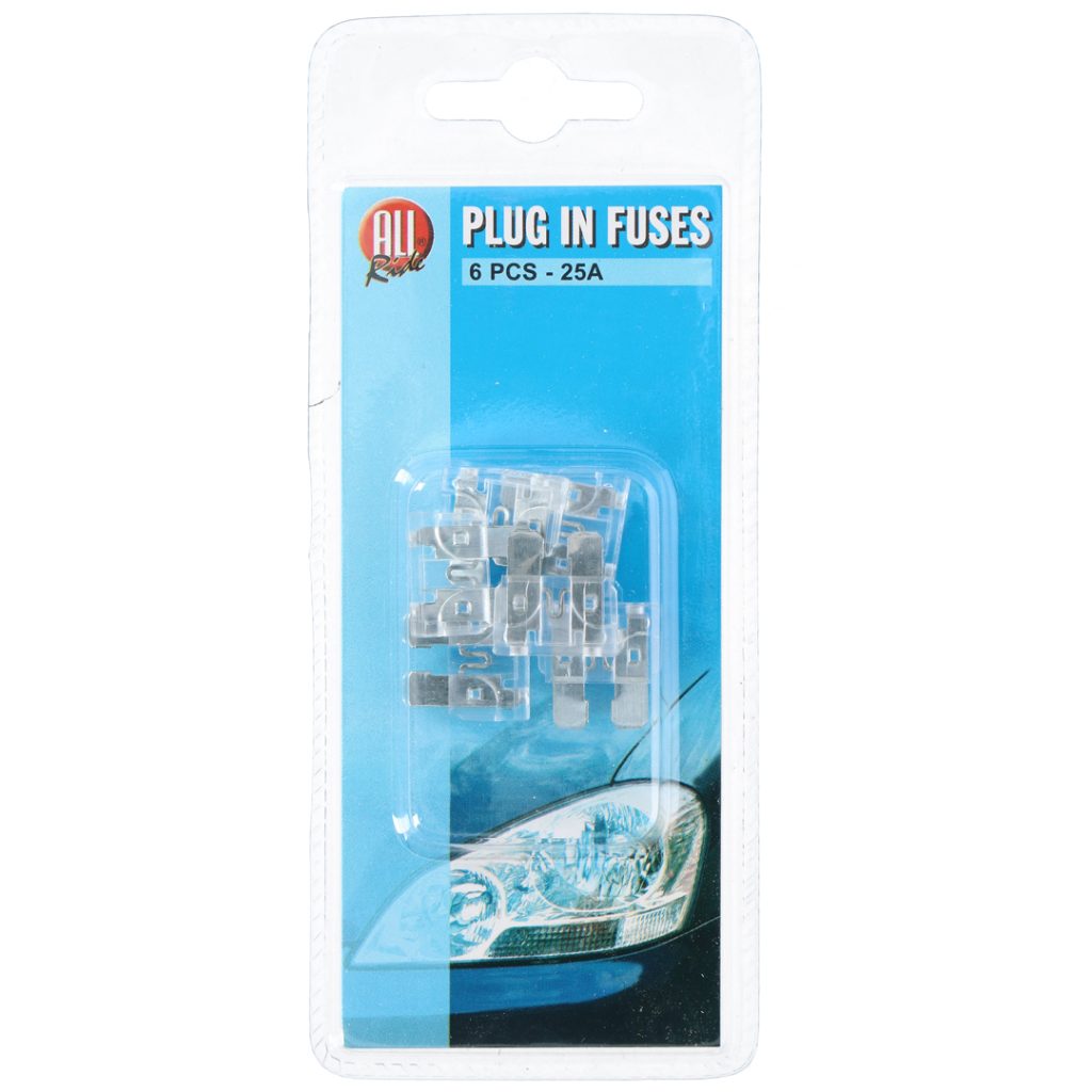 Bil sikring plug-in 25a 6pcs