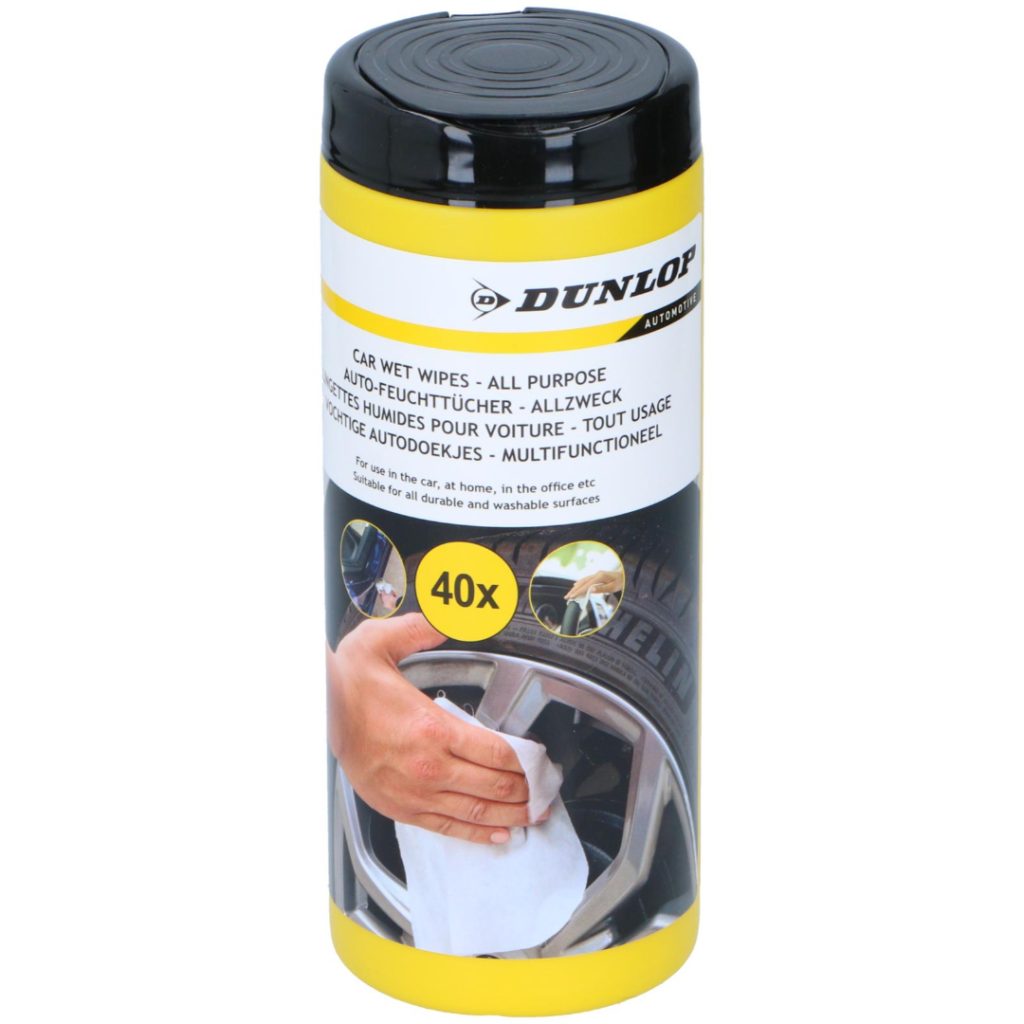 Dunlop våtservietter for bil alle formål