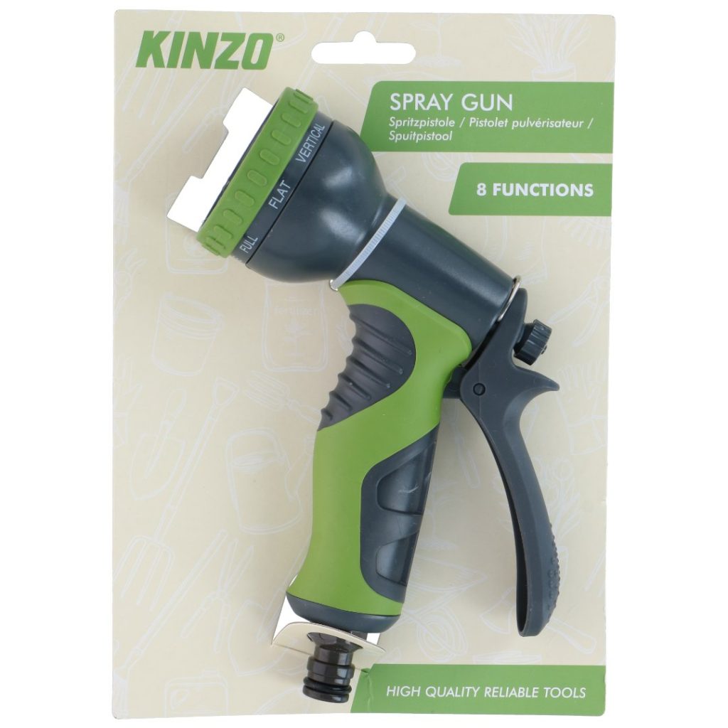 Kinzo slange spraypistol 8 funksjoner