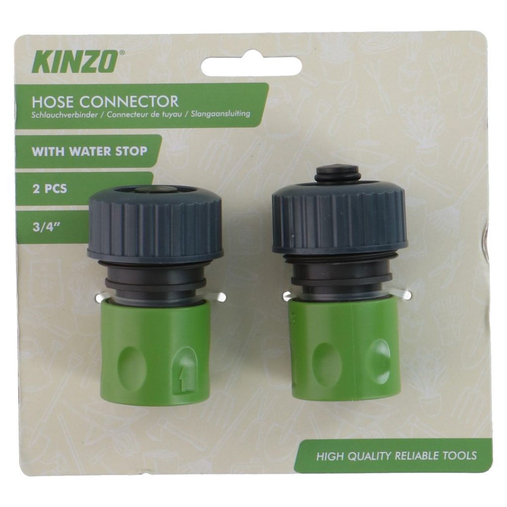 Kinzo slangekobling 3/4 2-delt