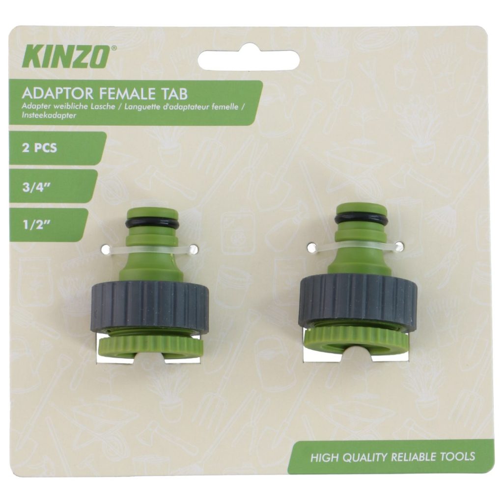 Kinzo slange adapter hunntap 2pc