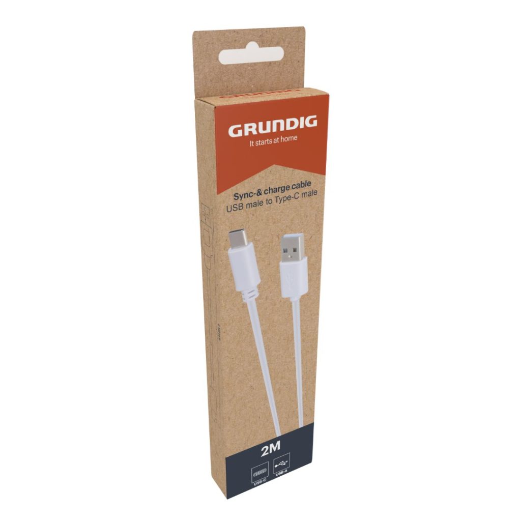 Grundig ladekabel usb-c til usb-a