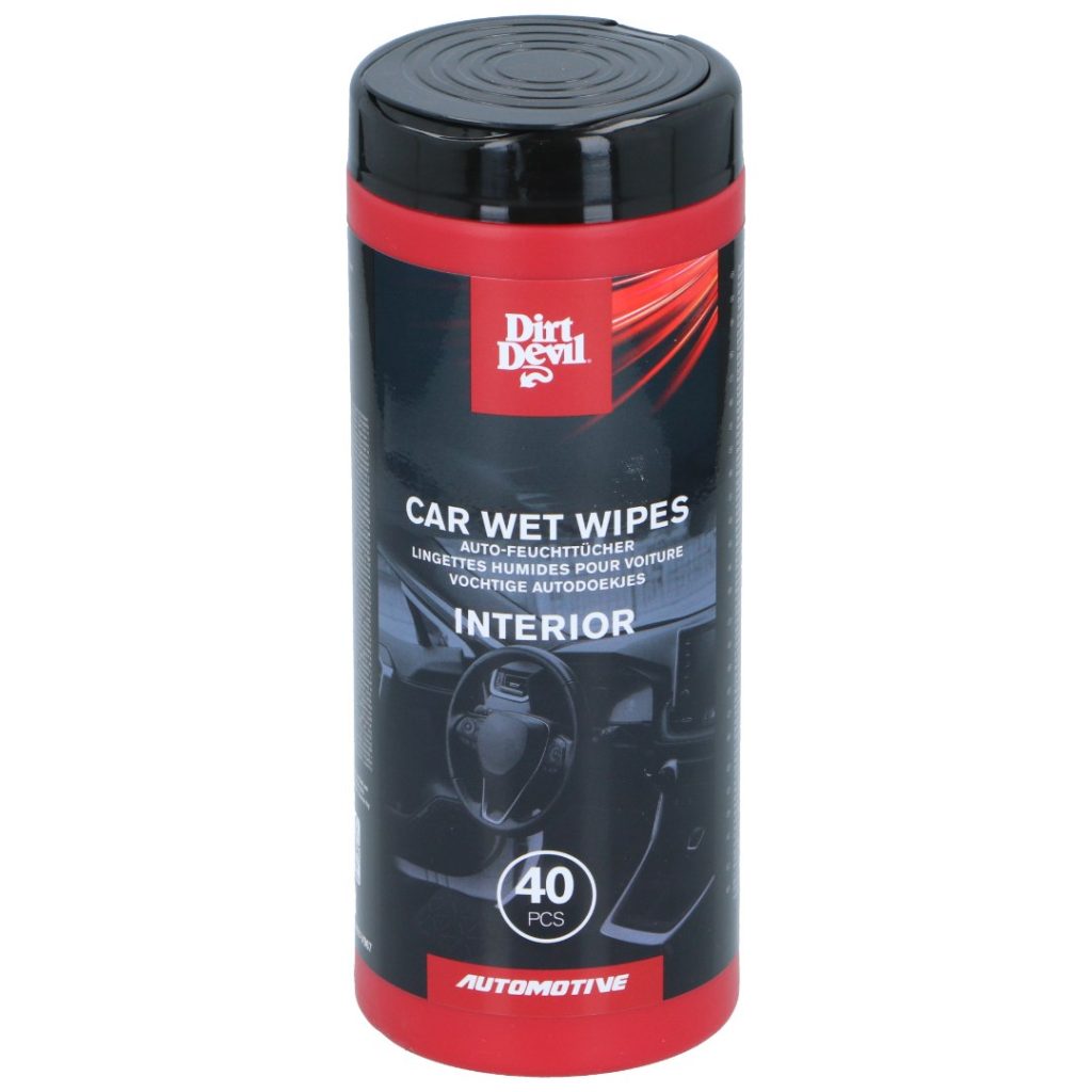 Dirt devil bilens wipes innvendig 40stk