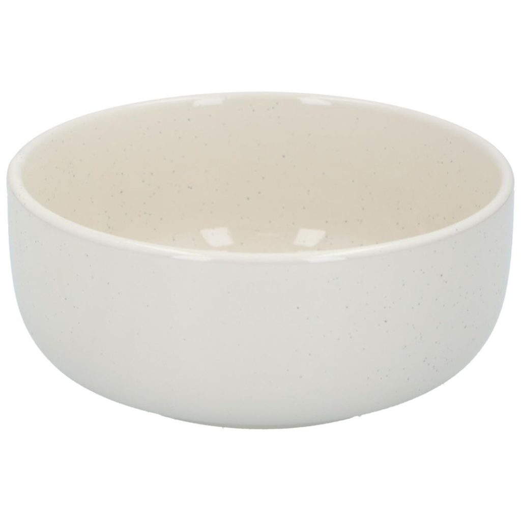 Skål steintøy 15cm hvit