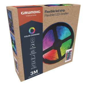 Grundig led-stripe 180led rgb 3m