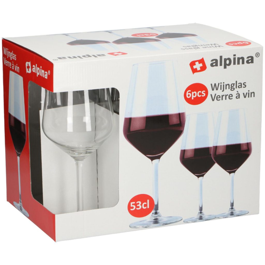 Alpina vinglass 53cl gl 6 stk