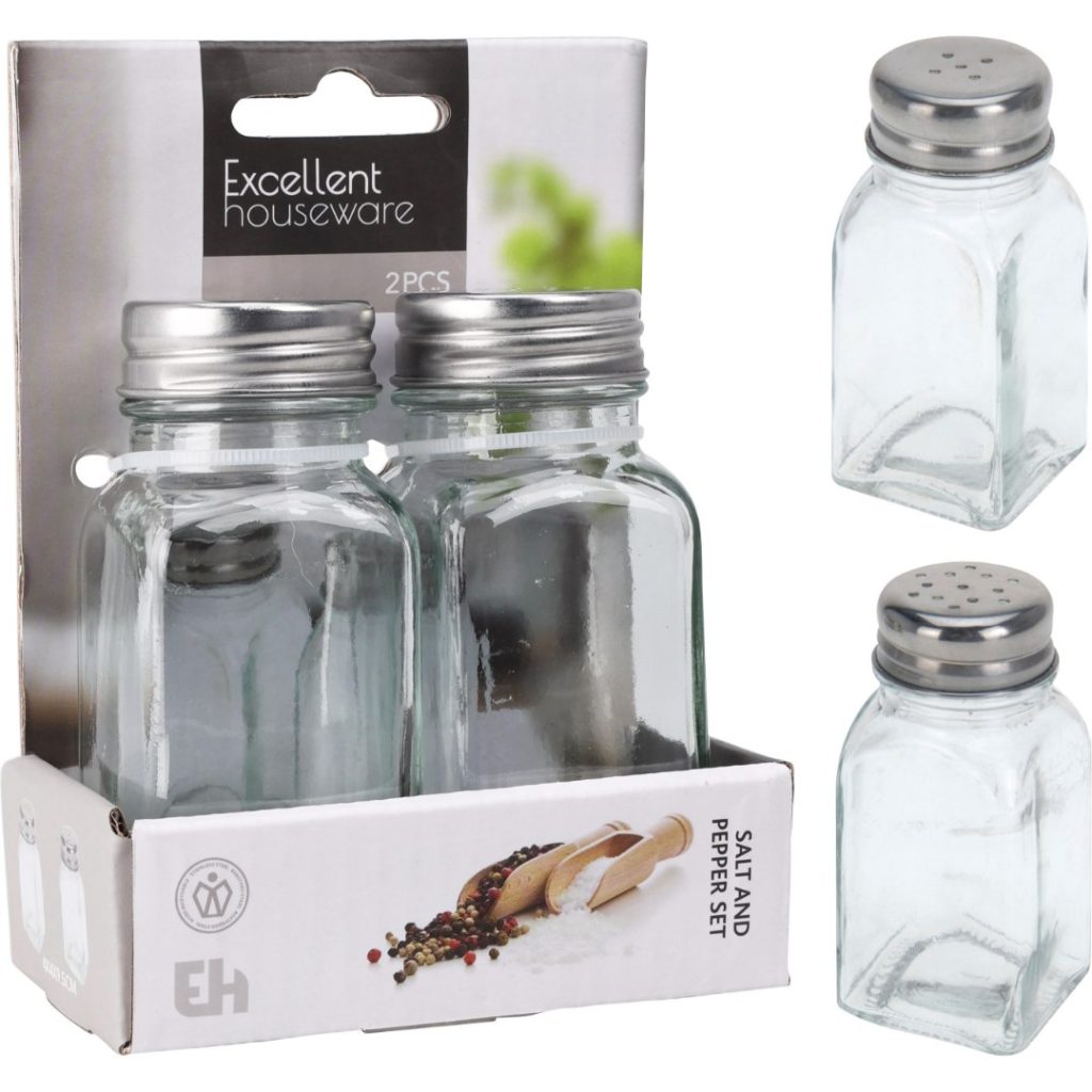 Pepper og salt bøsseglass