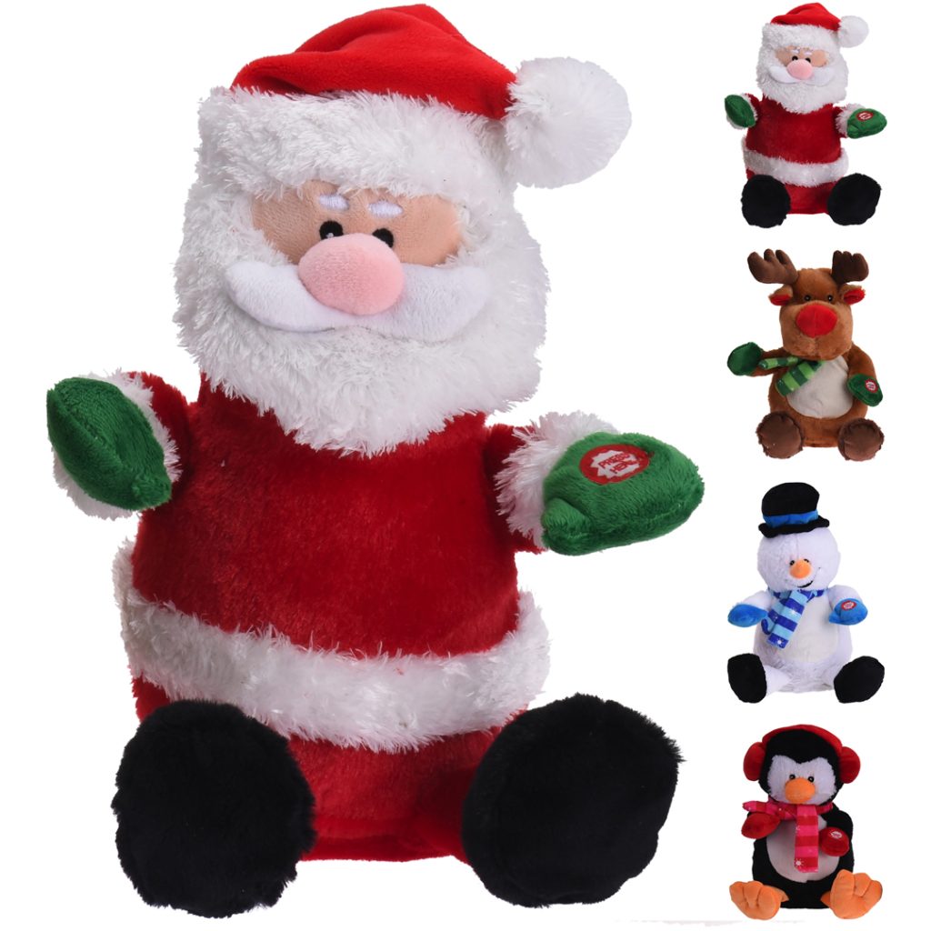 Nisse figur plysh 24cm 4ass