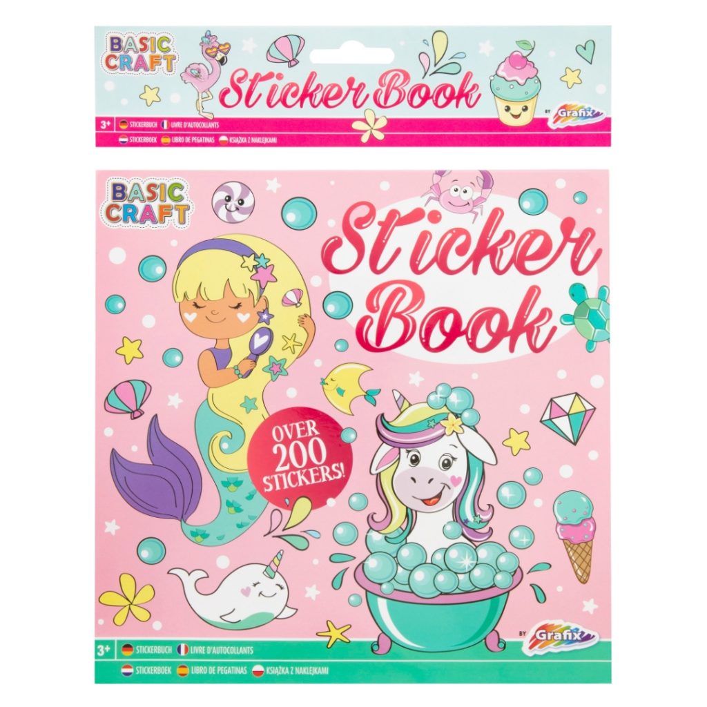 Stickers bok m/over 200 merker